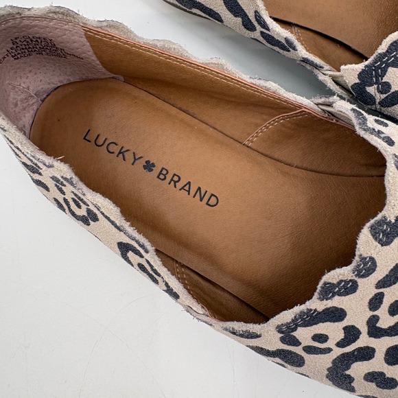 Lucky‎ Brand Leopard Slip On Flats 8.5 - Picture 3 of 9
